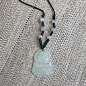 Adjustable neck Jade Buddha pendant